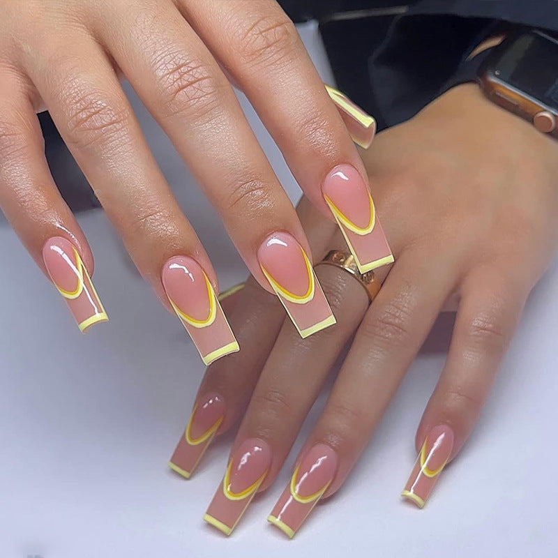 Artificial nail set with unique patterns Bowlift