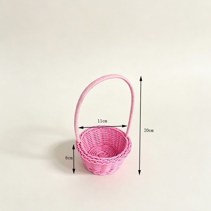Decorative Miniature Woven Basket Bowlift