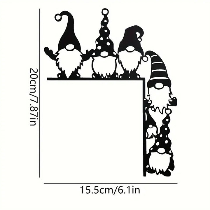 Decorative wall shelf with Christmas gnomes Bowlift