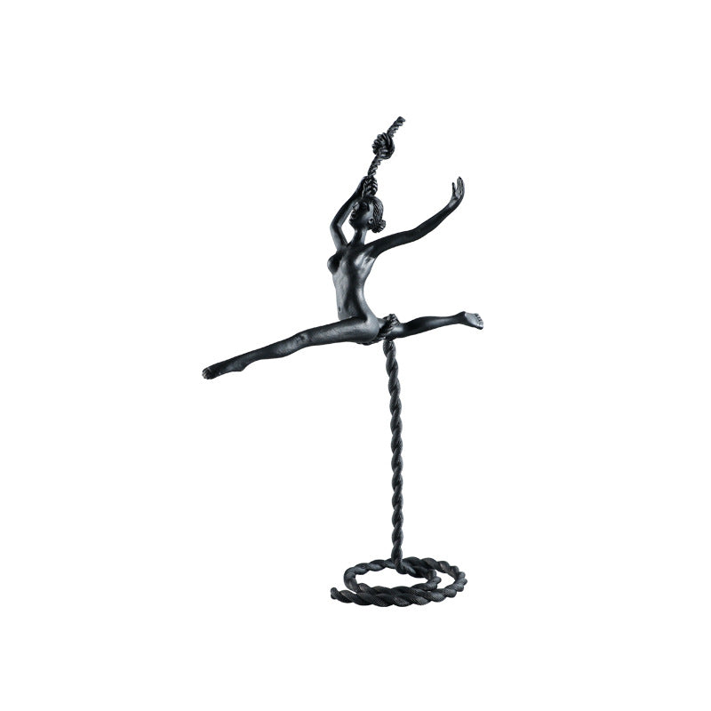 Modern Abstract Metal Plant Sculpture