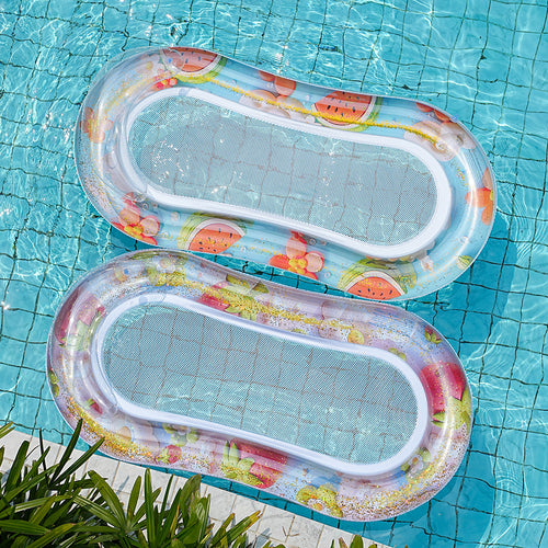 Women Inflatable Summer Lounge with Cup Holders Bowlift