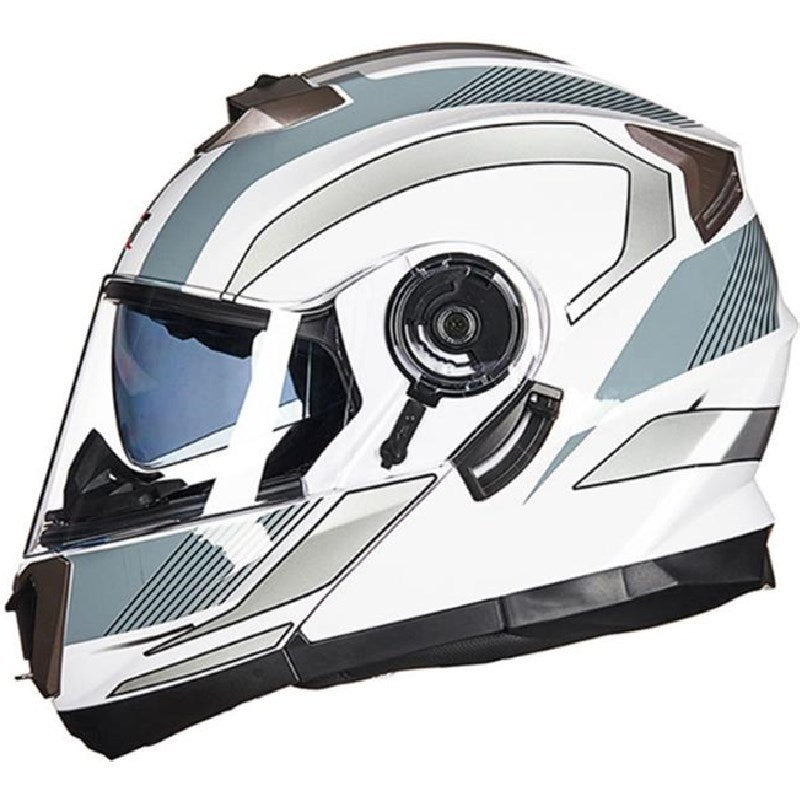 Aerodynamic Full-Face Motorcycle Helmet Bowlift
