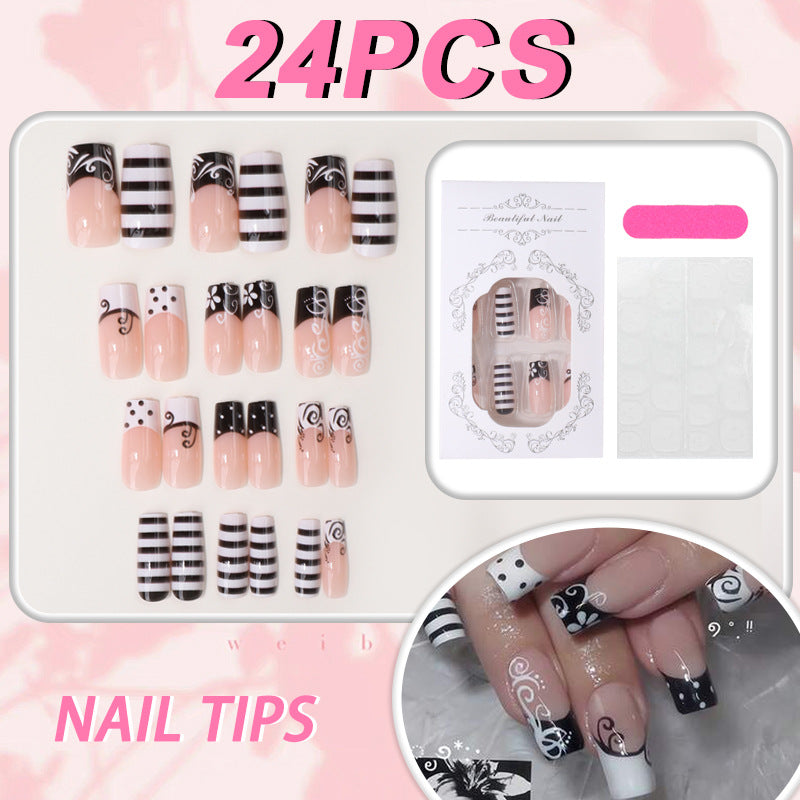 Chic Stylized Press-On Nail Tips Bowlift