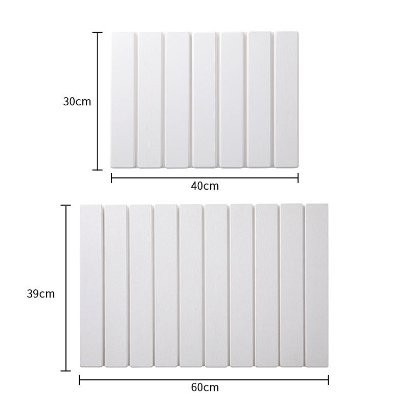 Decorative Marble Striped Kitchen Drying Mat