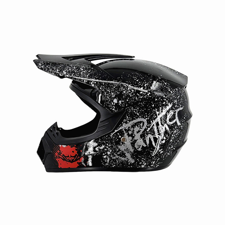 full-face motocross helmet with extended visor and reinforced chin guard Bowlift