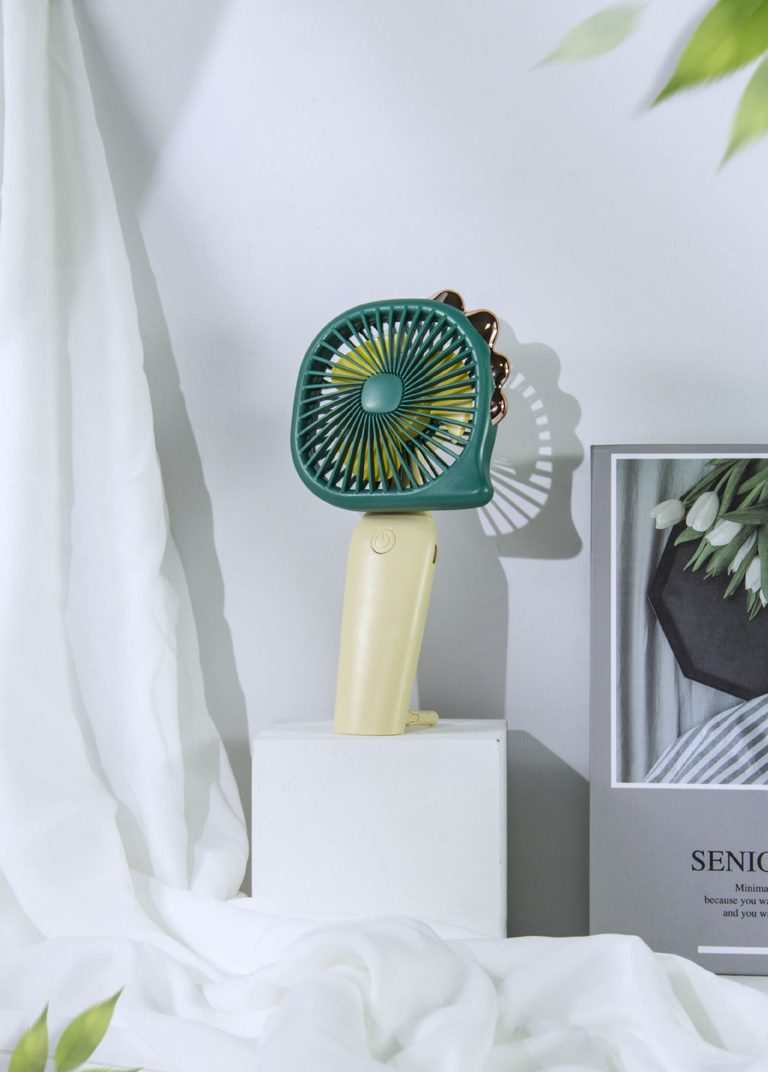 Compact Rechargeable Handheld Fan Bowlift