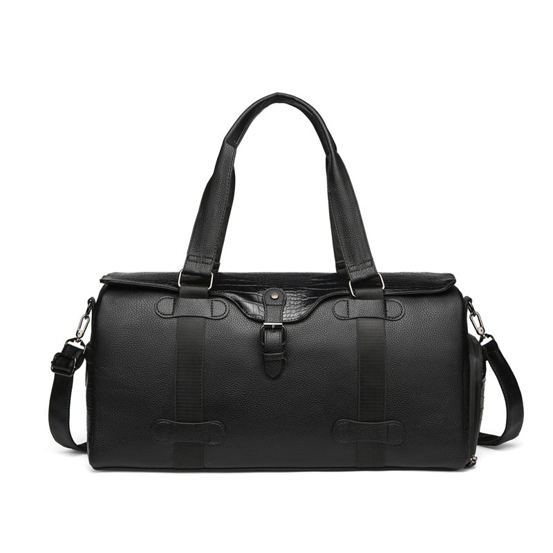 Premium Leather Travel Duffel Bag Bowlift