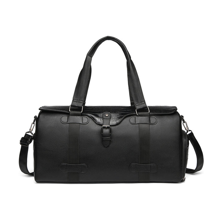 Premium Leather Travel Duffel Bag Bowlift