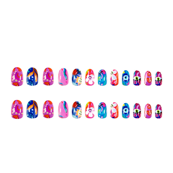Creative and colorful nail art Bowlift