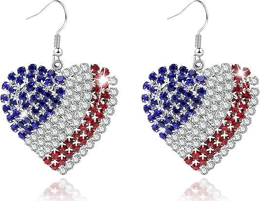 Women nano sparkling statement earrings with long rhinestone tassels Bowlift