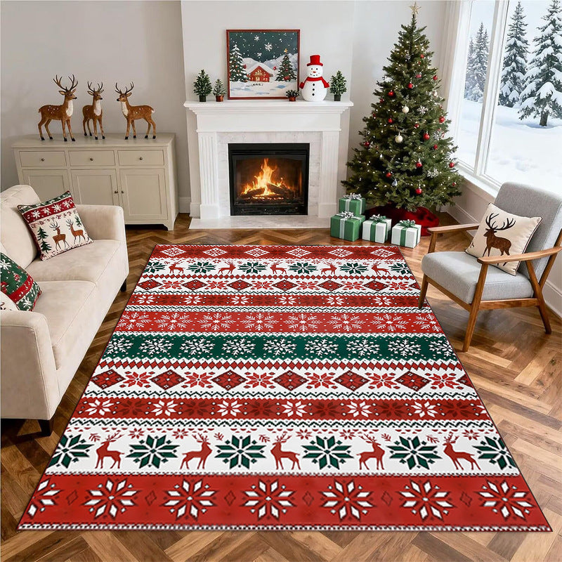 Christmas-Themed Decorative Area Rug Bowlift