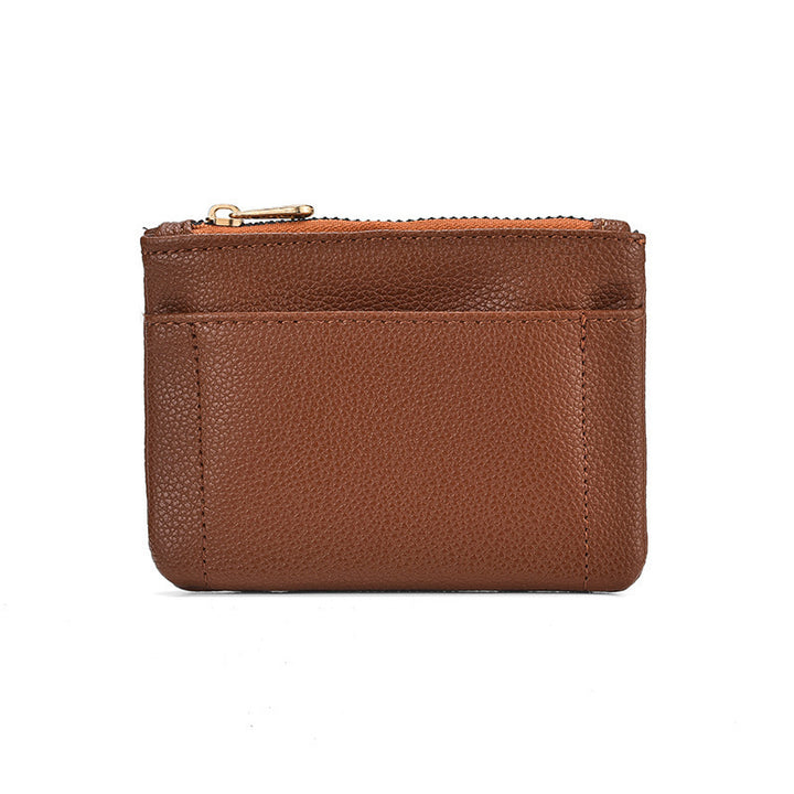 Premium Textured Leather Card Holder Bowlift