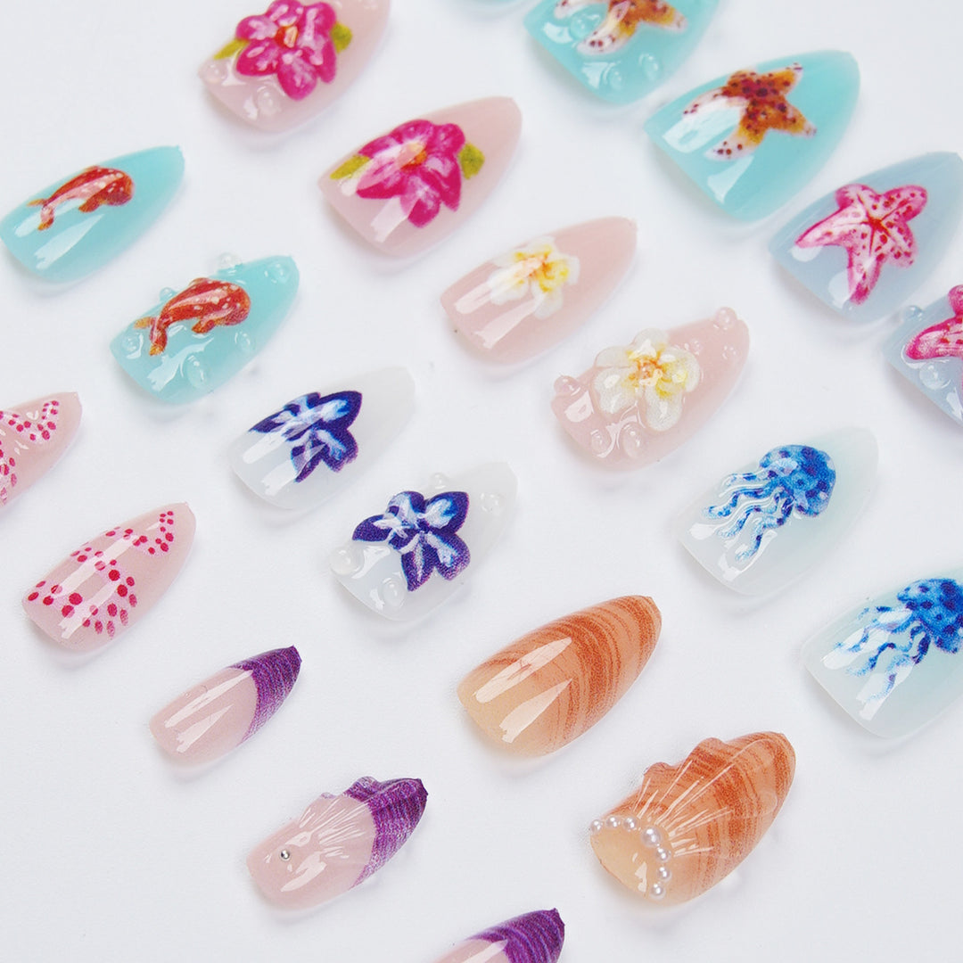 Elegant Artificial Nail Design Bowlift