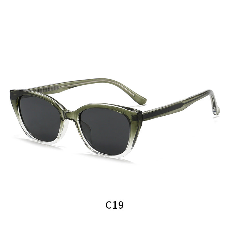 Women's fashionable Cat-Eye sunglasses with UV protection and flexible frame Bowlift