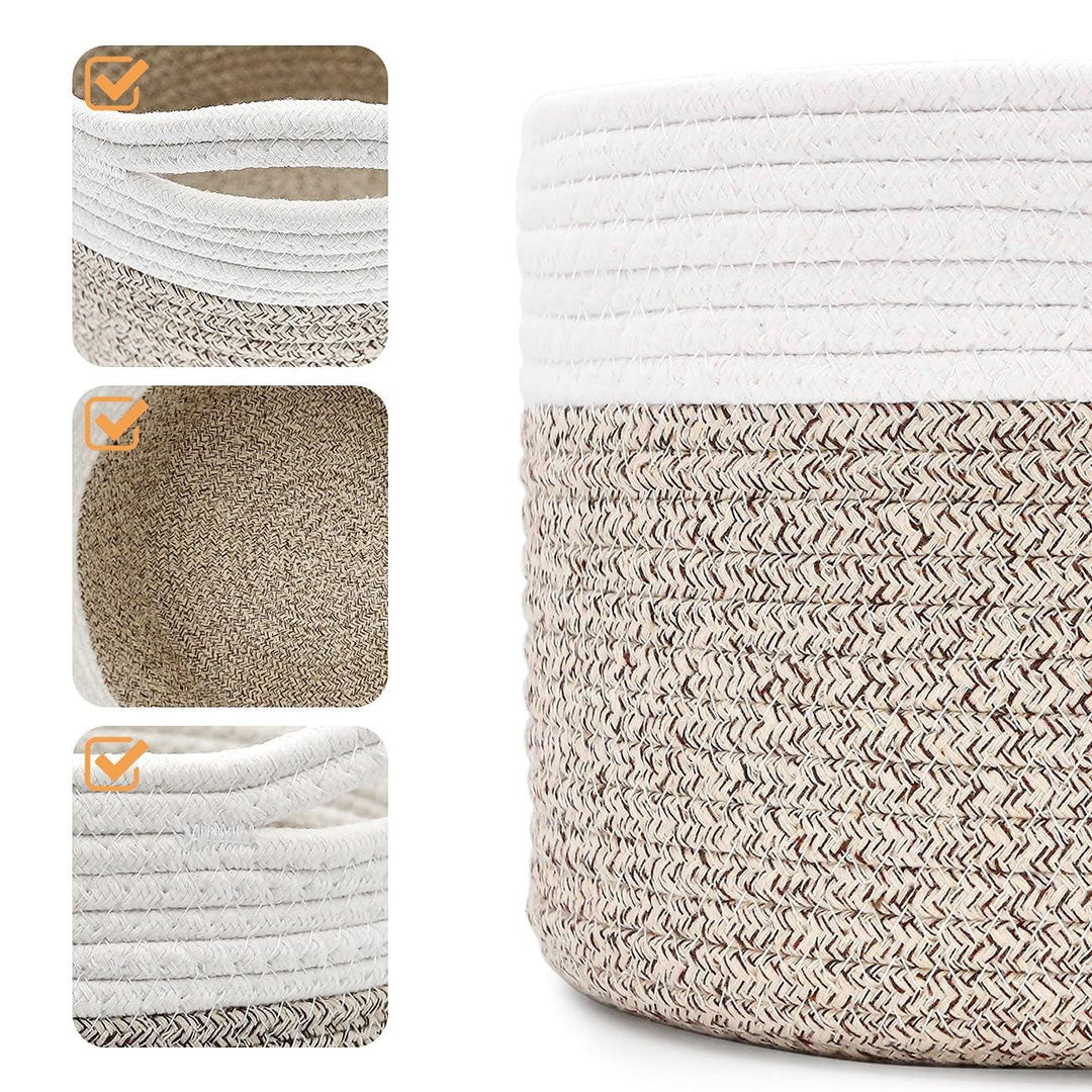Women's High-Quality and Stylish Storage Basket with Practical Handle Bowlift