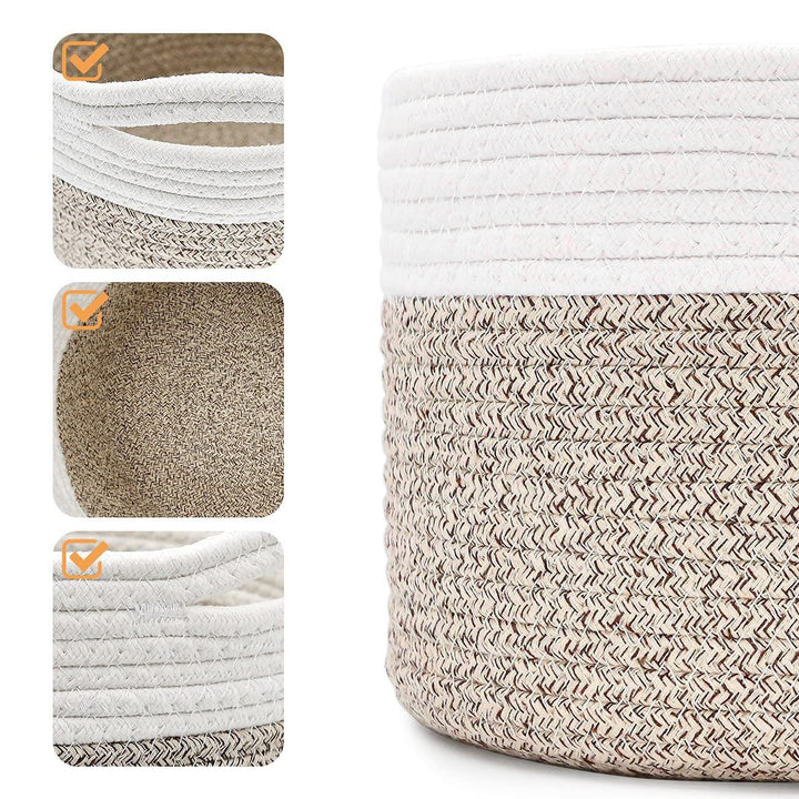 Women's High-Quality and Stylish Storage Basket with Practical Handle Bowlift