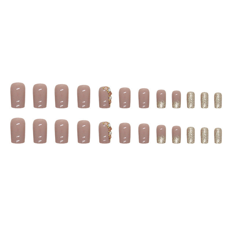 Glamorous Glitter and Crystal Nail Art Tips Bowlift