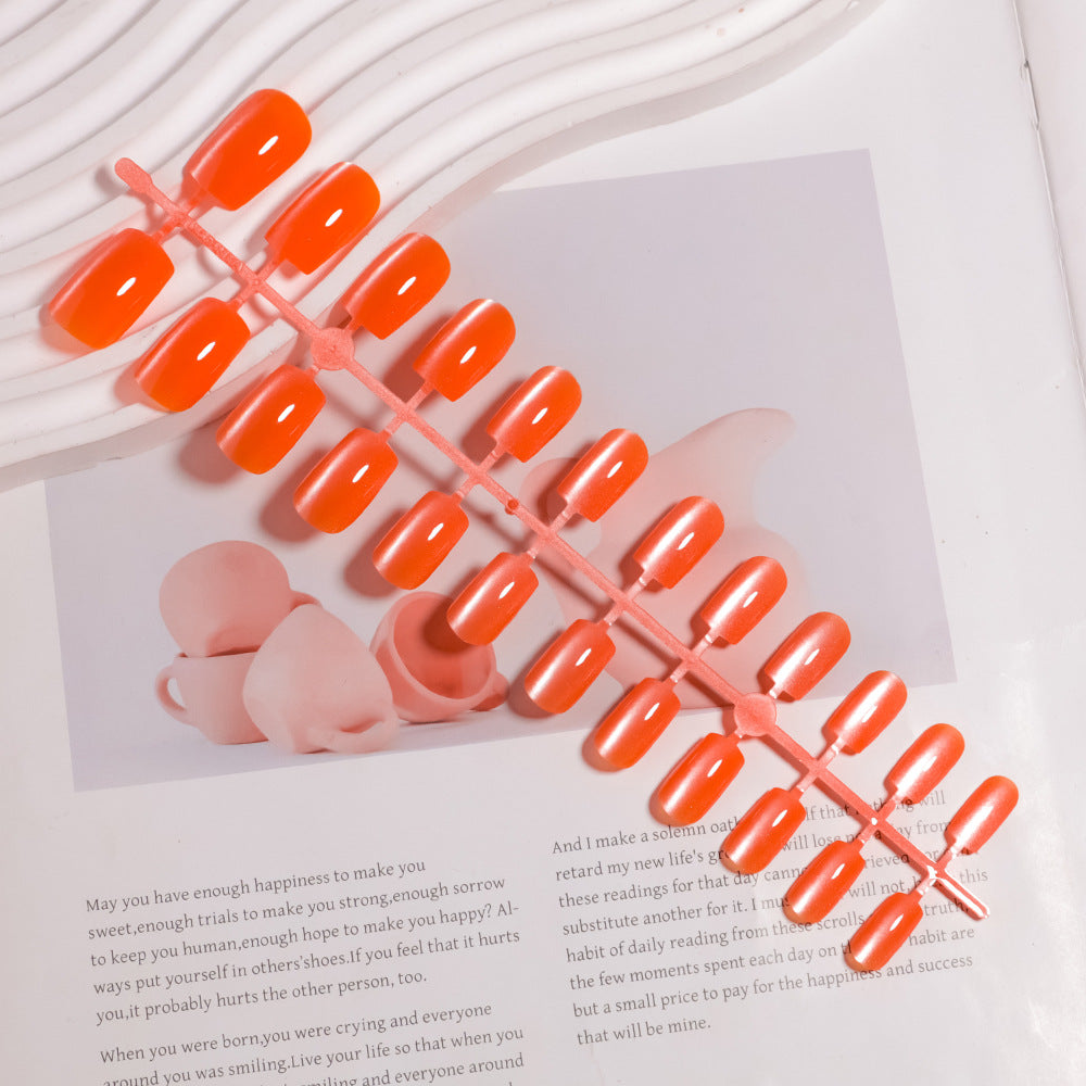 Premium Glossy Press-On Nails Bowlift
