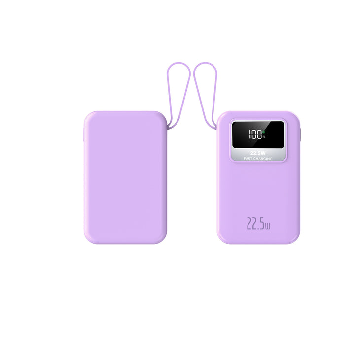 Portable power bank with intelligent fast charging function and LED display Bowlift