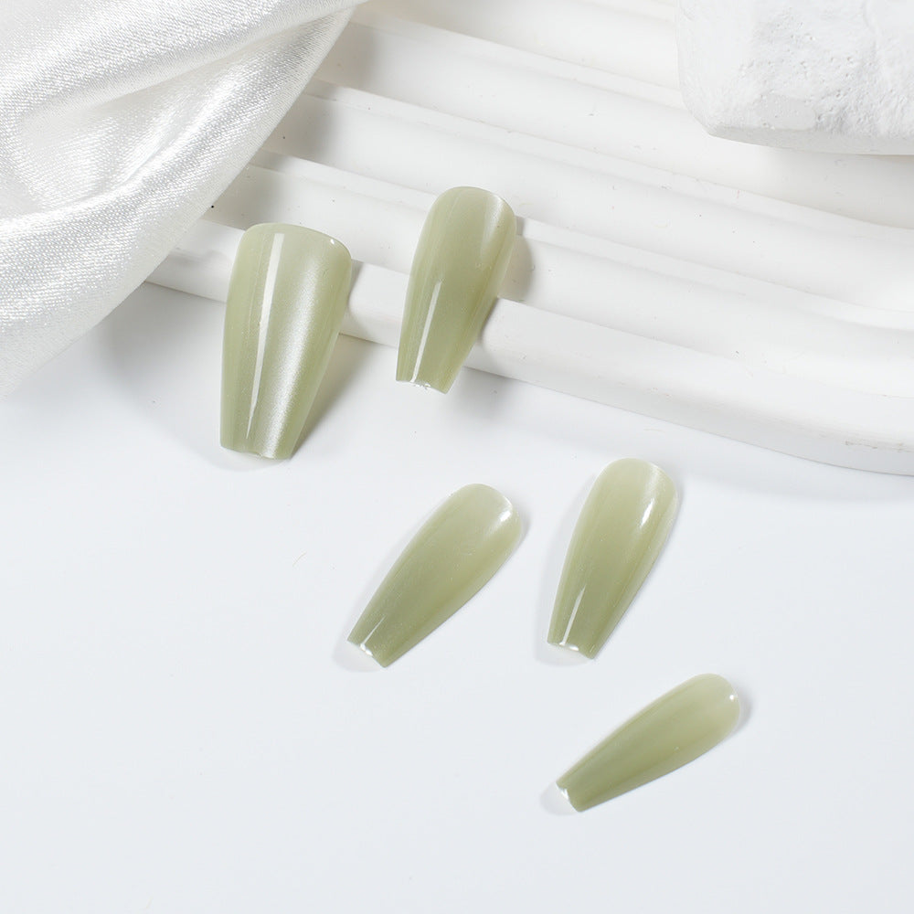 Long-Lasting Glossy Press-On Nail Set Bowlift
