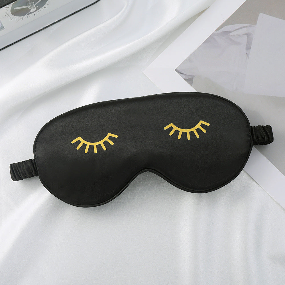Women's luxuriously silky sleep mask with soft padding and elastic adjustable band Bowlift