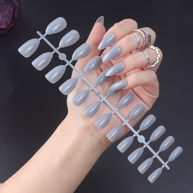Stiletto Press-On Nails with Glossy Finish Bowlift