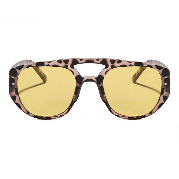 Women's oversized sunglasses with modern, textured frame Bowlift
