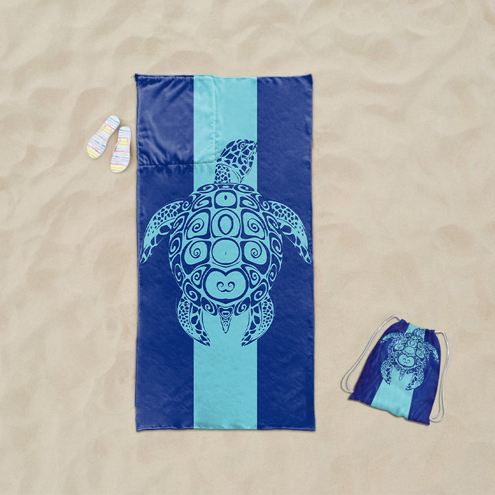 Beach towel with exclusive sea turtle motif Bowlift