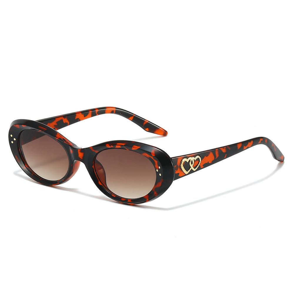 Fashionable Retro-Inspired Oval Sunglasses Bowlift