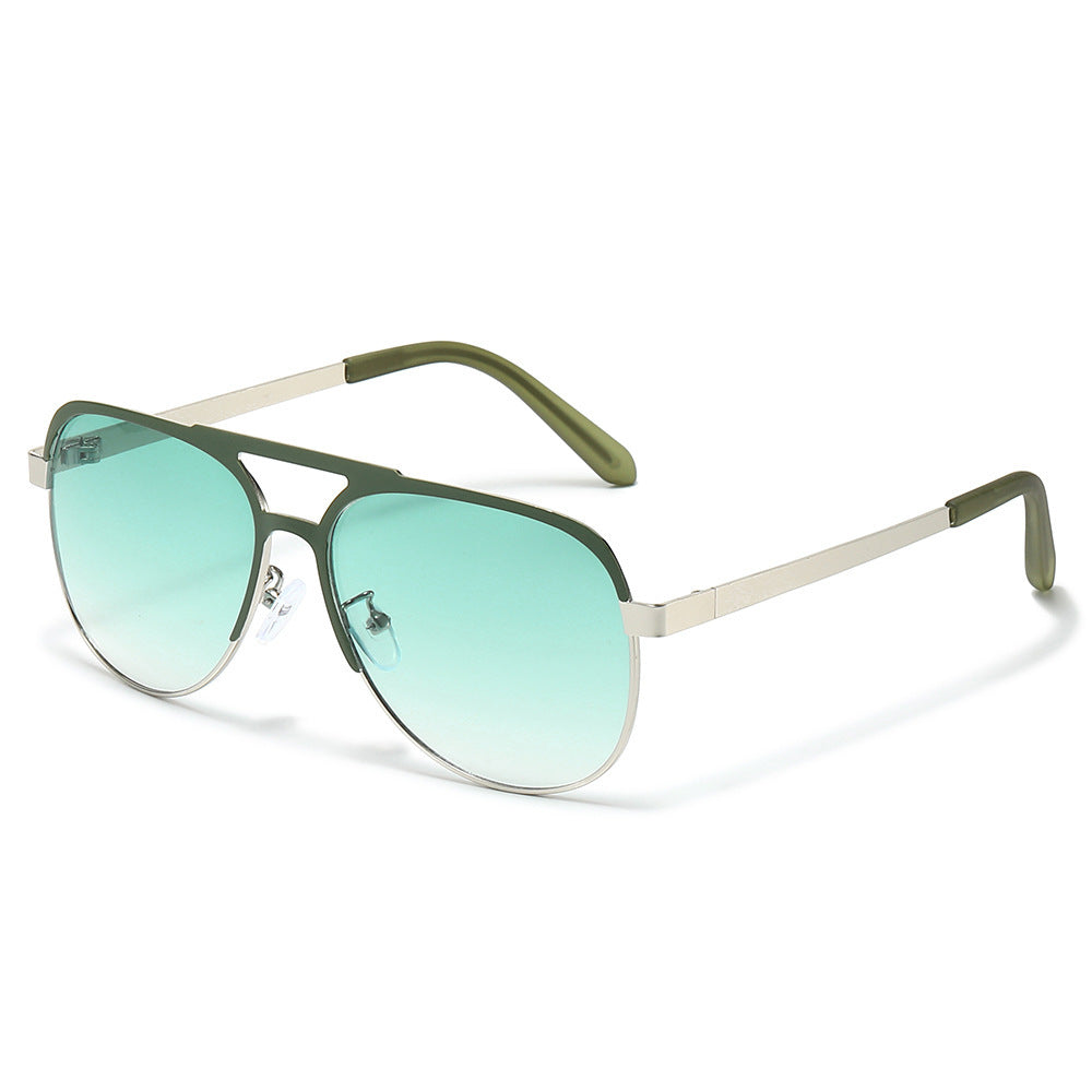Luxurious Metal Frame Aviator Sunglasses Bowlift