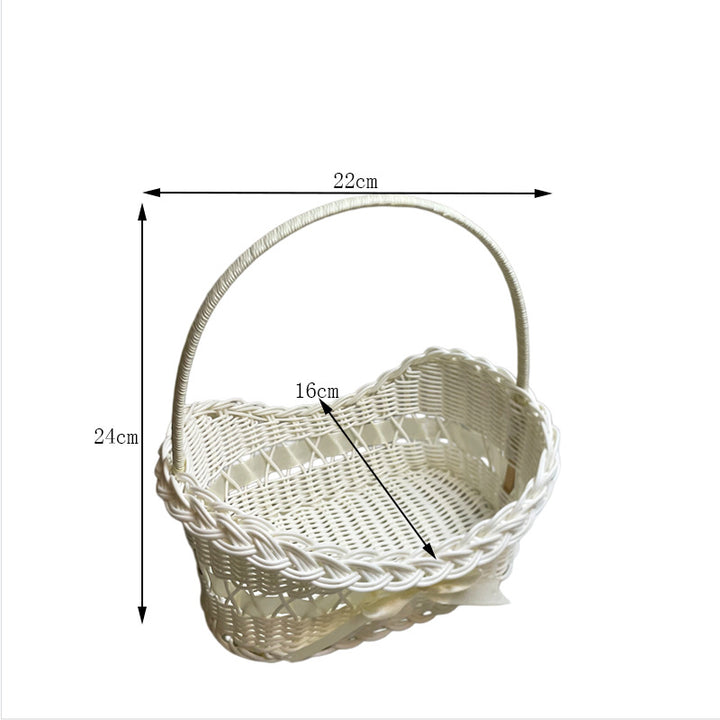 Decorative Woven Storage Basket Bowlift