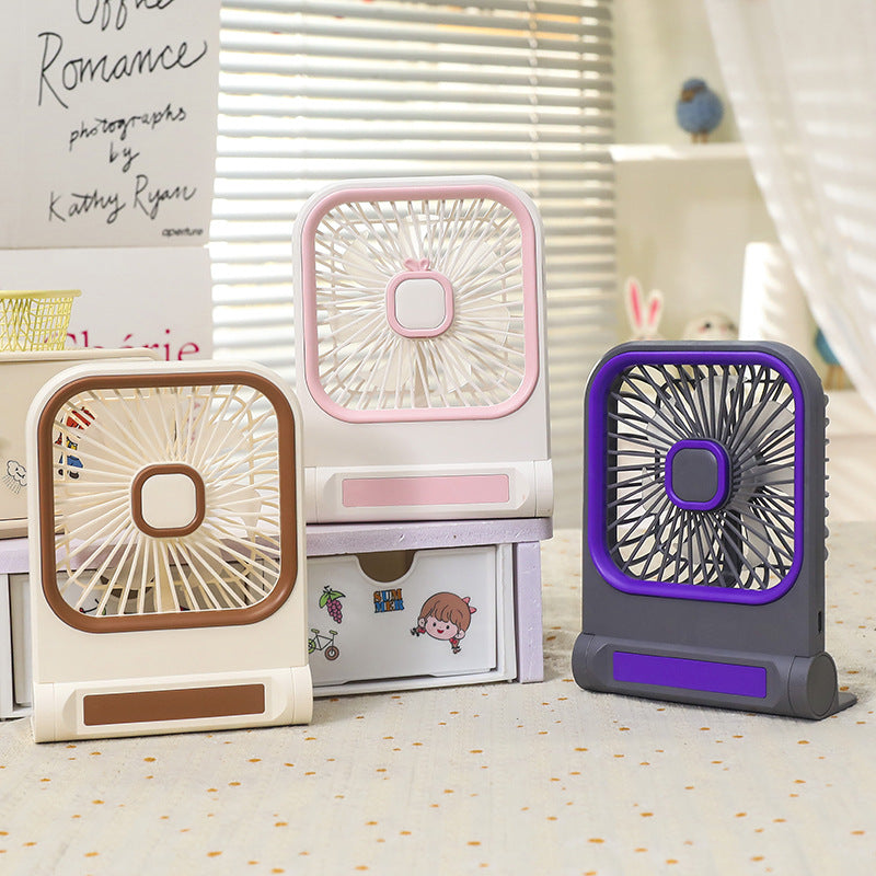 Women's portable mini fan with charming cat design Bowlift
