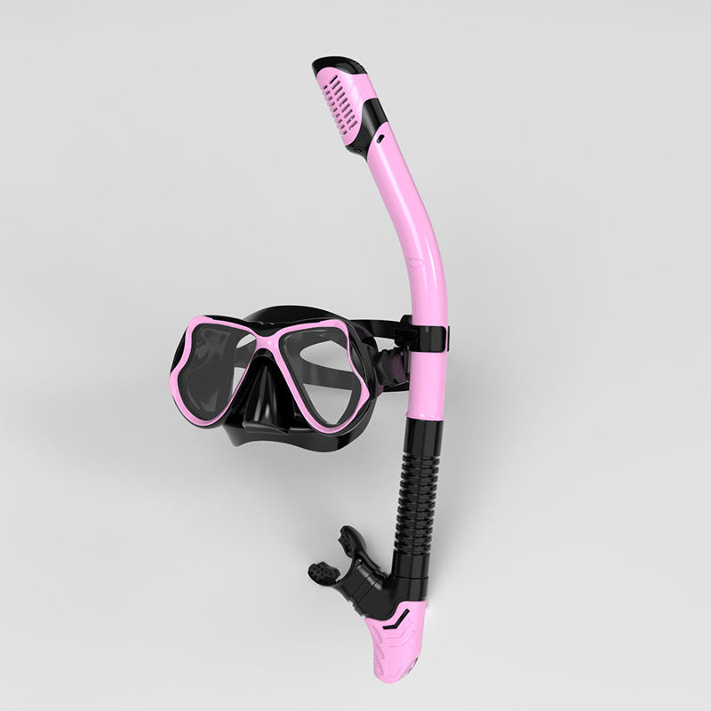 Snorkel mask with ergonomic fit and innovative breathing technology Bowlift