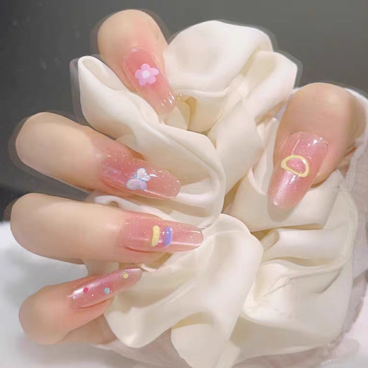 Stylish Bow-Embellished Press-On Nails Bowlift