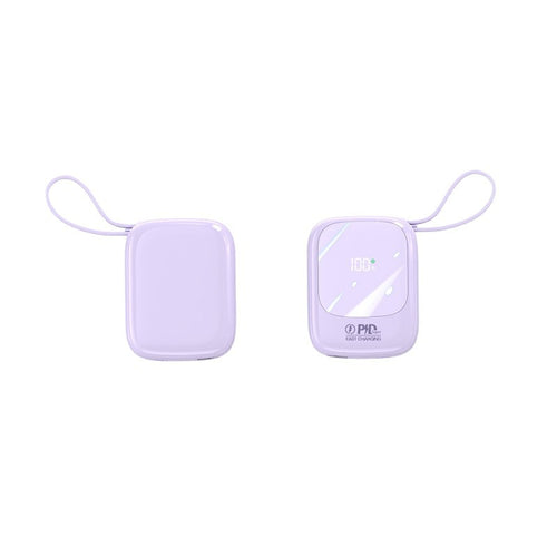 Portable power bank with intelligent charging display and innovative fast charging Bowlift