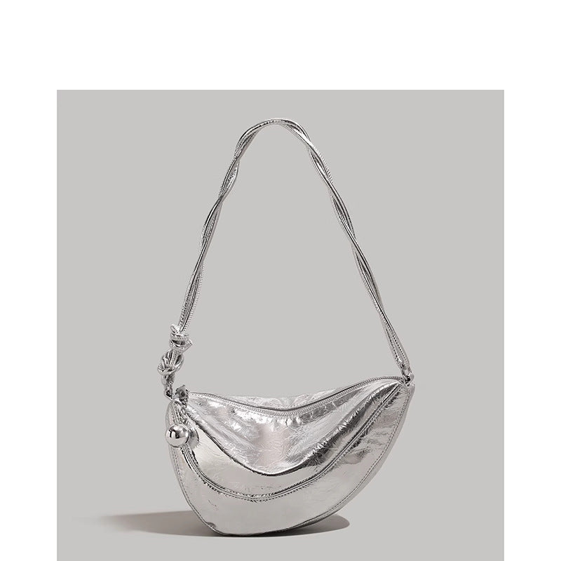 Metallic Fashionable Shoulder Bag Bowlift
