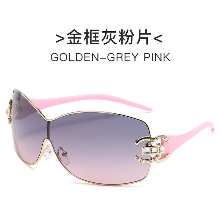 Women's fashion sunglasses with extravagant design and sparkling accents Bowlift