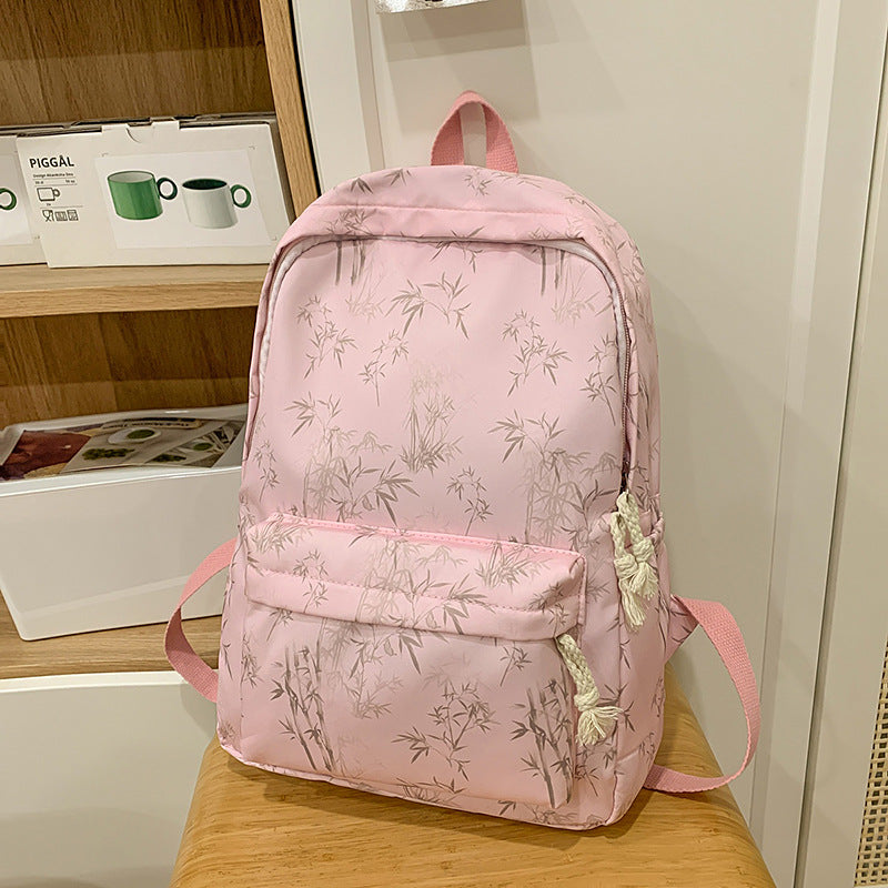 Minimalist Bamboo Print Backpack