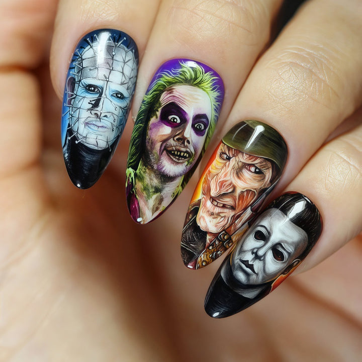 Creative Halloween Art Nails Set Bowlift