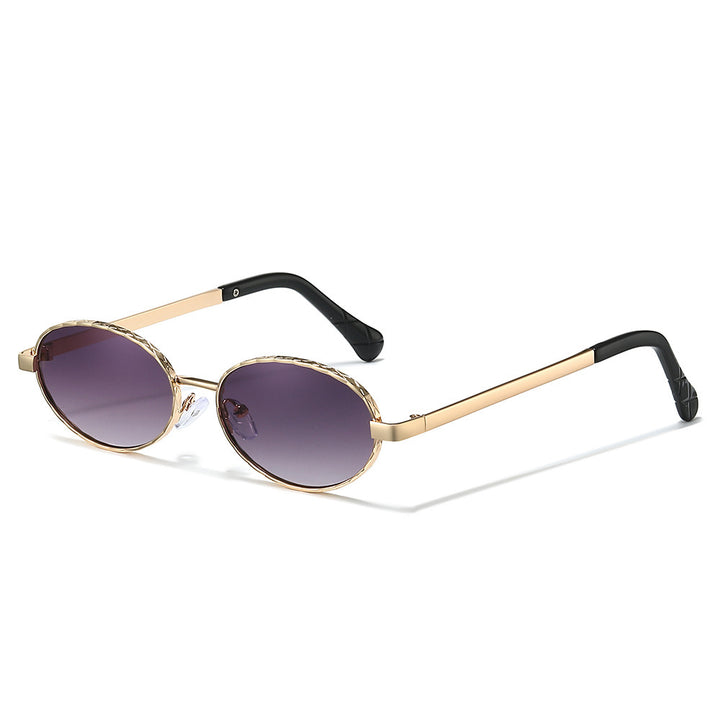 Sleek Oval Frame Sunglasses Bowlift