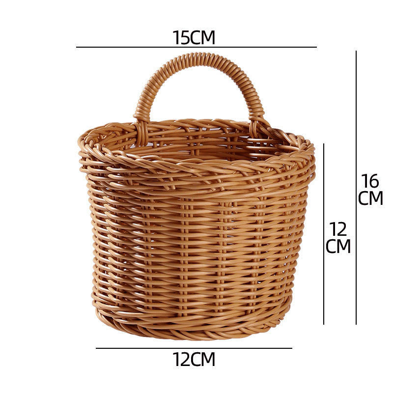 Handcrafted Eco-Friendly Woven Storage Basket Bowlift