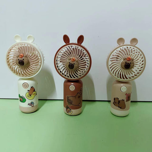 Unisex Portable Hand Fan in Cute Animal Design Bowlift 1782131749