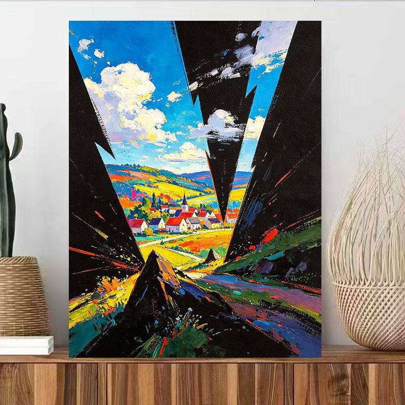Landscape Inspired Abstract Wall Art Bowlift