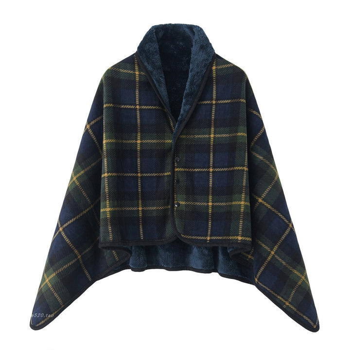Ladies' wrap blanket made of cozy wool blend Bowlift