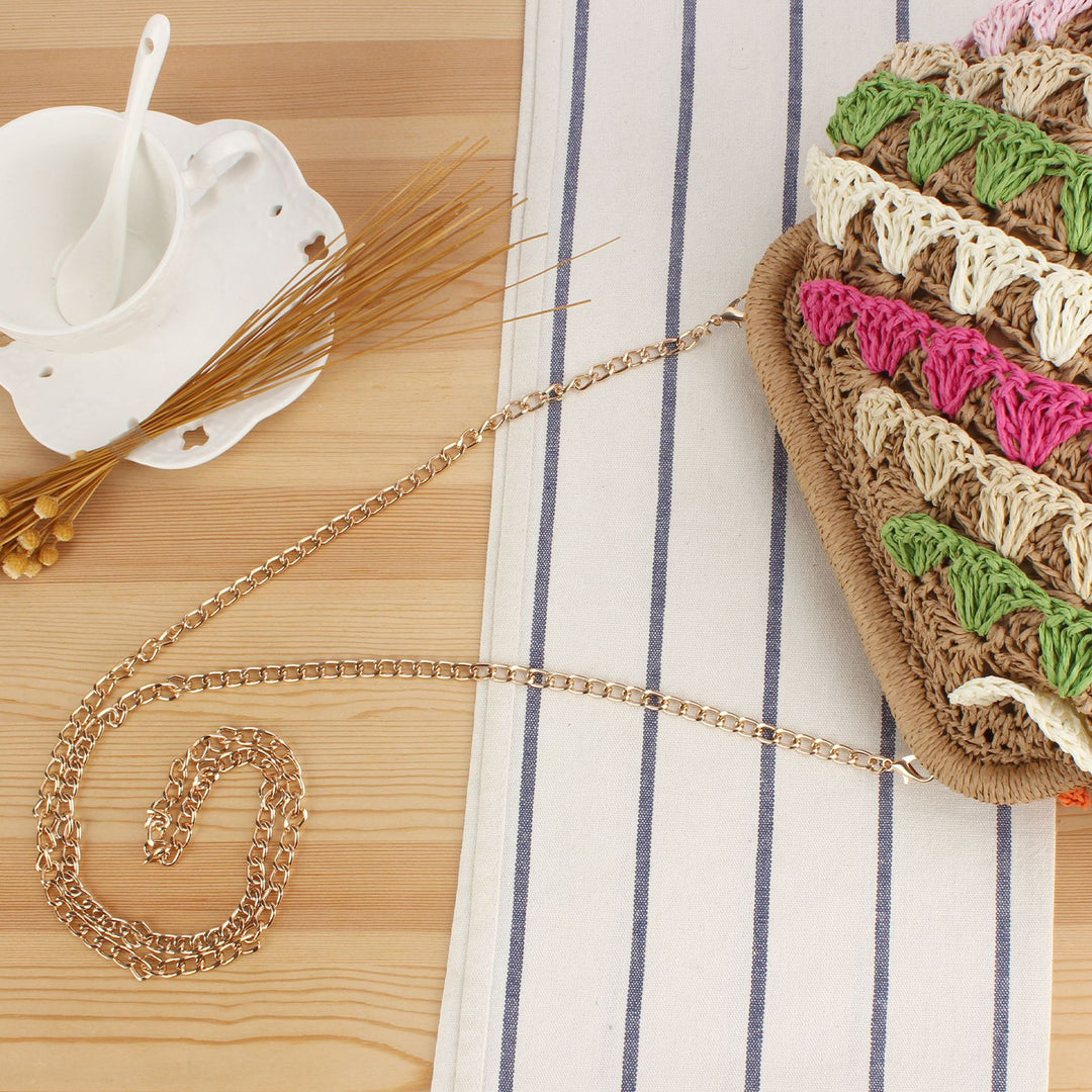 Shoulder bag with colorful woven pattern Bowlift