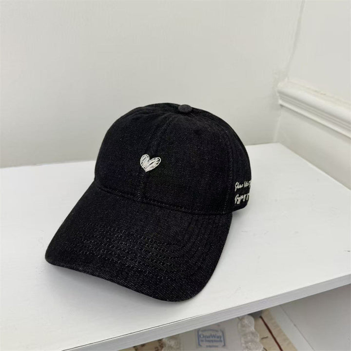 Women's Casual Embroidered Denim Baseball Cap Bowlift