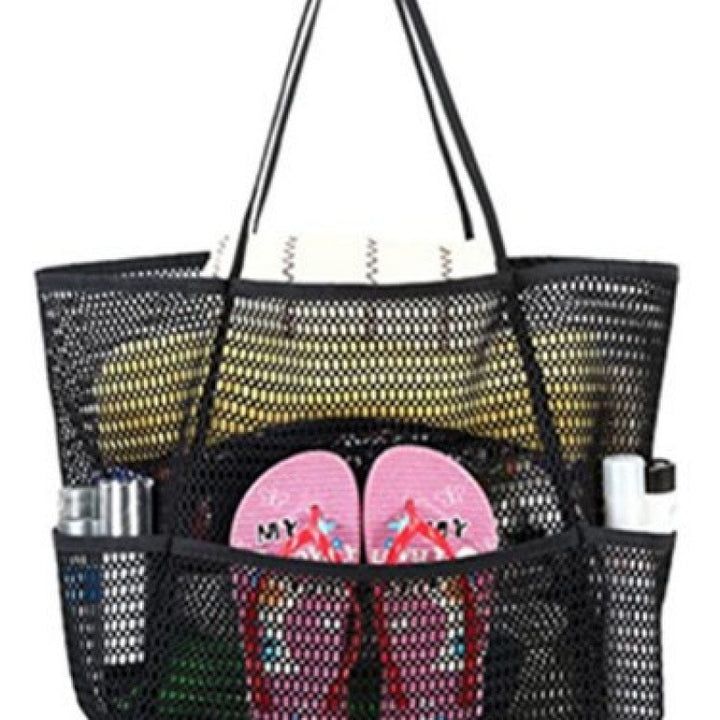Practical Mesh Beach Bag Bowlift