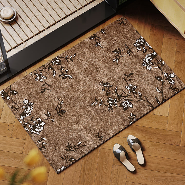 Elegant Floral Pattern Indoor Area Rug