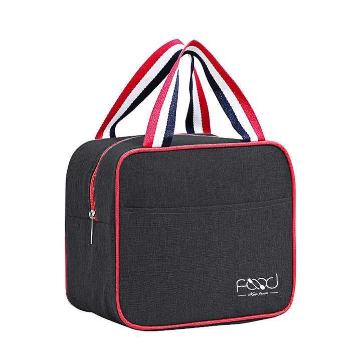 Insulated lunch bag with multi-compartment organizer and adjustable shoulder strap Bowlift