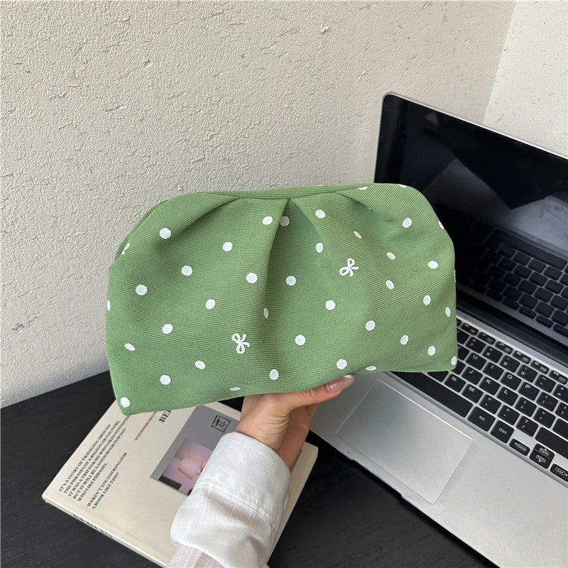 WoPolka Dot Patterned Cosmetic Bag Bowlift